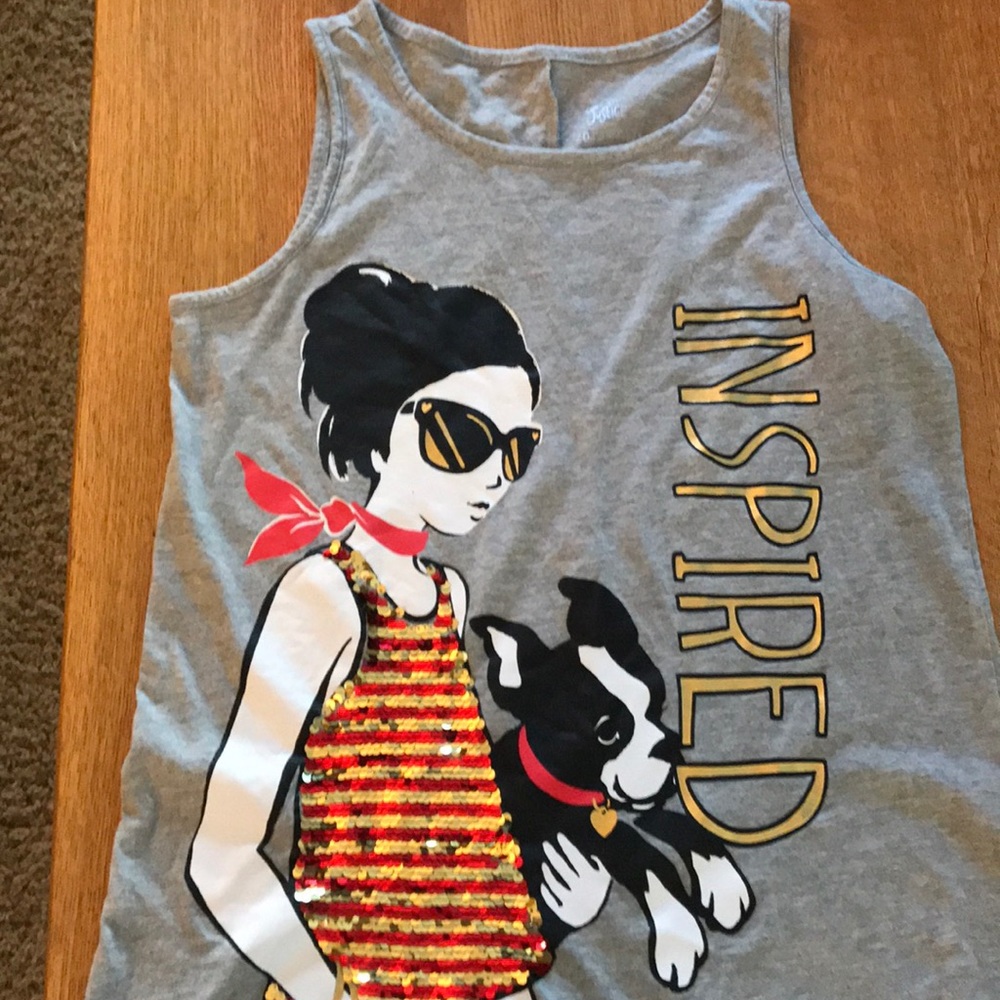 Justice sleeveless top